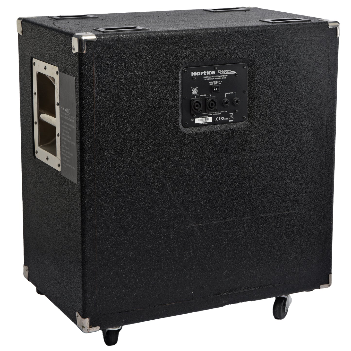 Back and side of Hartke Hydrive 410