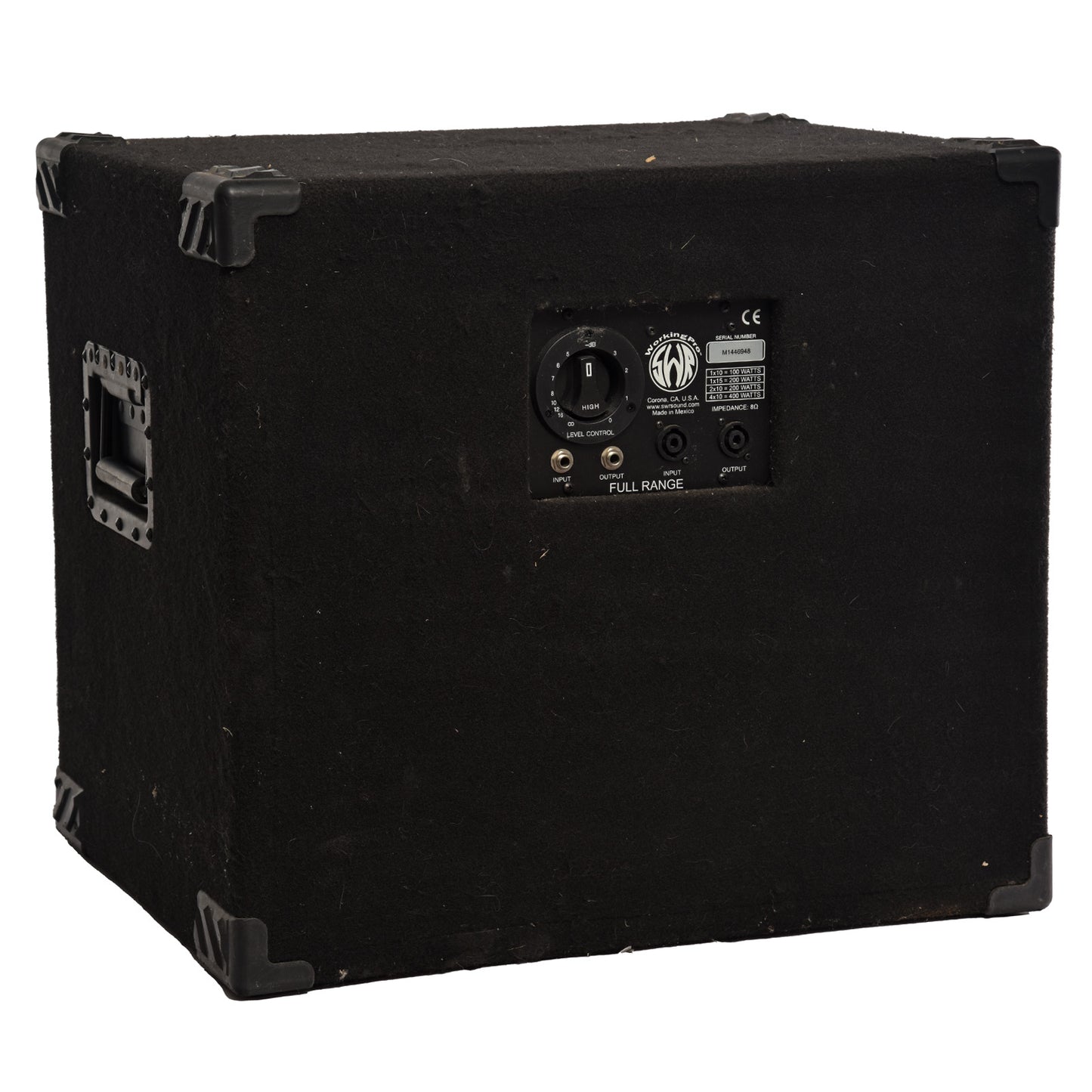 Back and side of SWR Working Man Pro 115