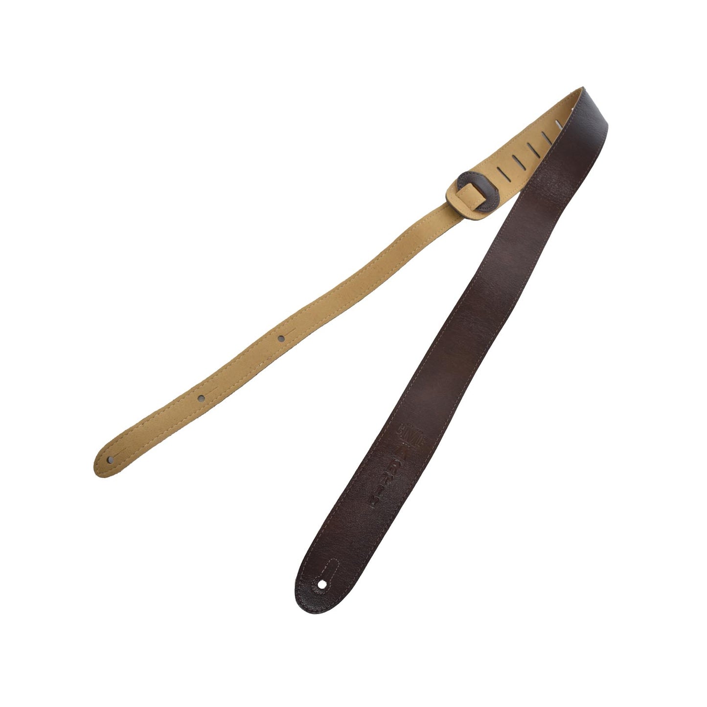 Image 2 of Martin Italian Leather Guitar Strap, Brown