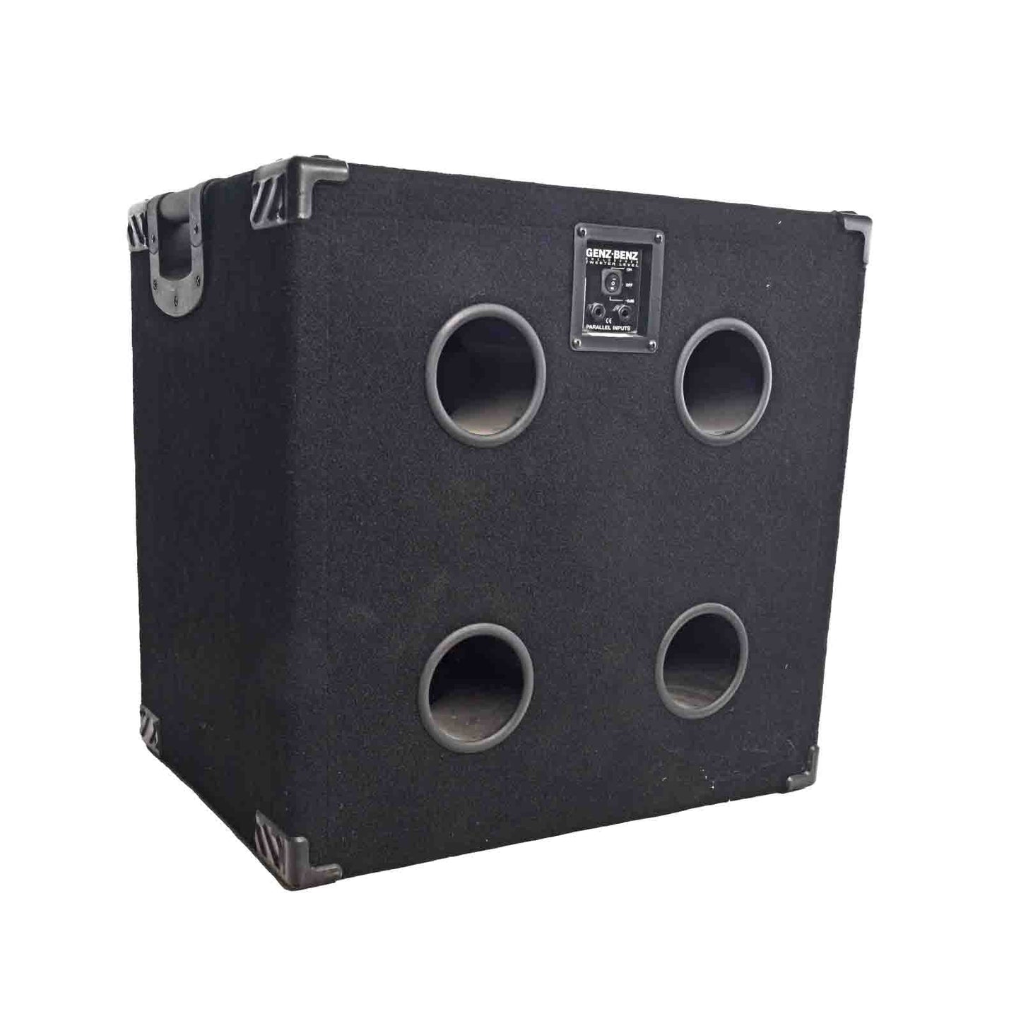 Back and side of Genz Benz L410T Bass Cab