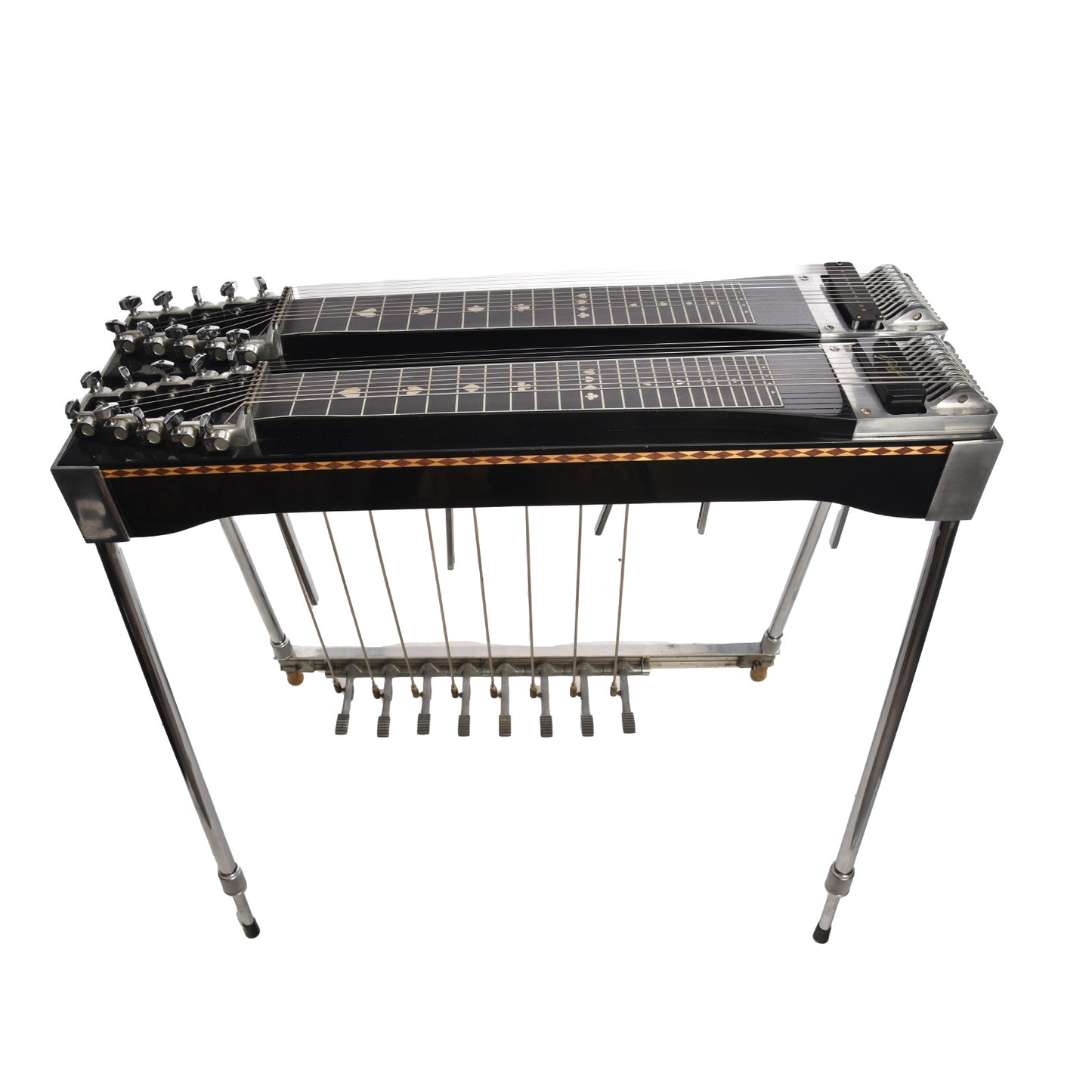 Top rear view of Sho-Bud Super Pro 6164 Pedal Steel