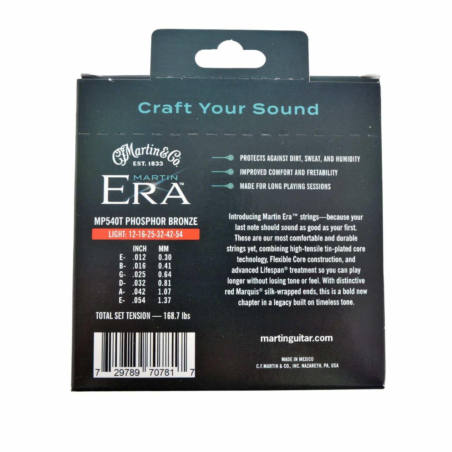 Image 3 of Martin Era Treated Light Acoustic Guitar Strings