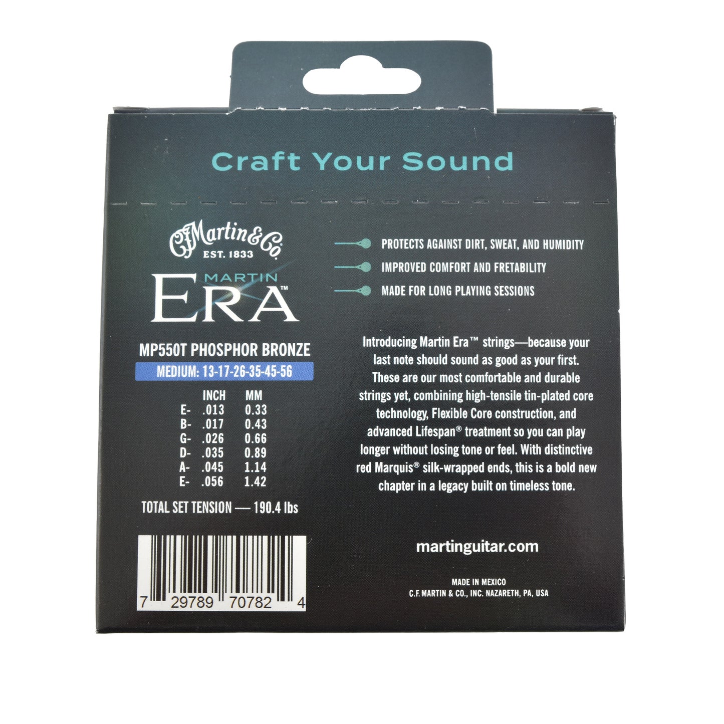 Image 3 of Martin Era Treated Medium Acoustic Guitar Strings