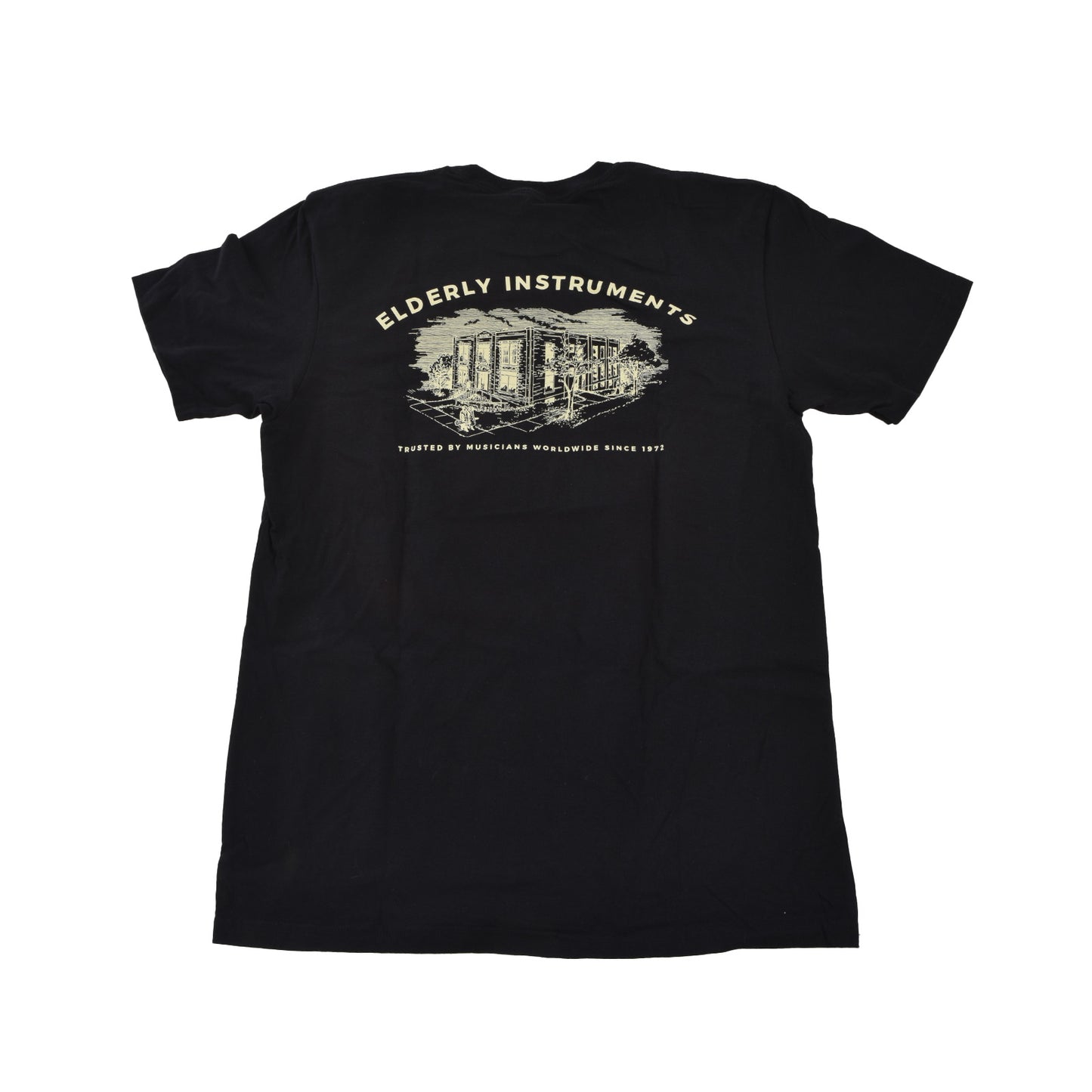 Image 3 of Elderly Instruments New 2-Sided T-Shirt, Black