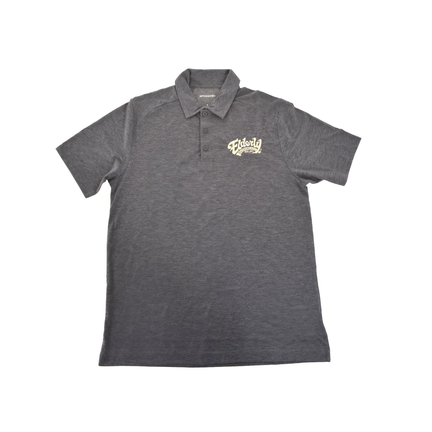 Image 2 of Elderly Instruments Polo Shirt, Heathered Gray