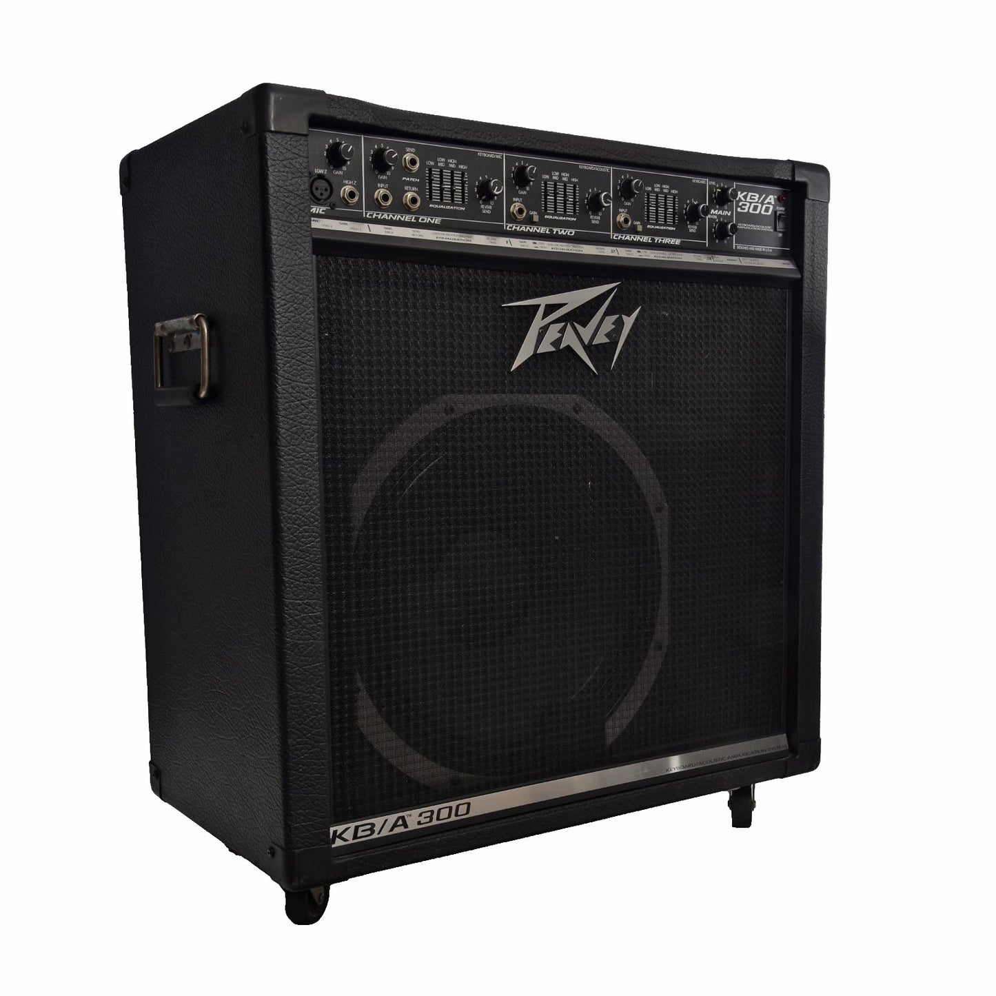 Front and side of Peavey KB/A-300 Keyboard Combo Amp