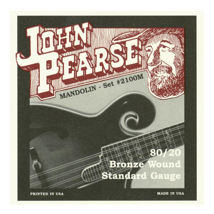 John Pearse 2100M 80/20 Bronze Standard Mandolin Strings