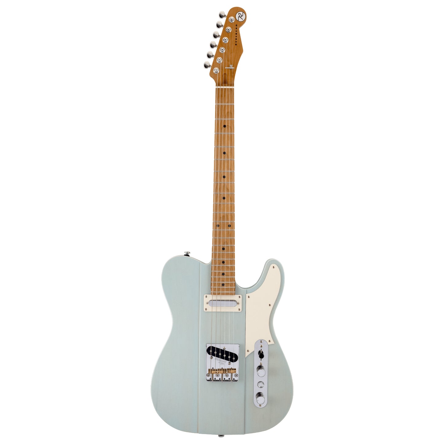 Full Front of Reverend Greg Koch Signature Gristlemaster, Blucifer
