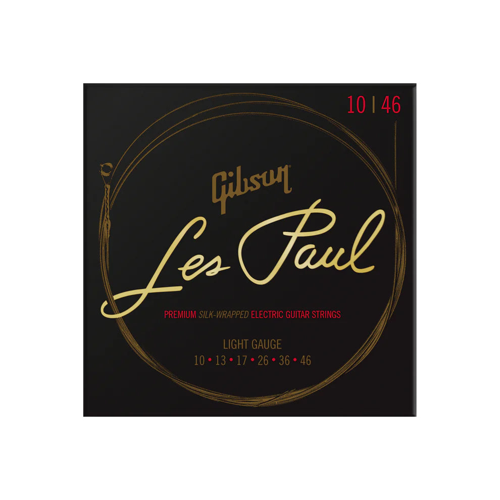 Front of Gibson Les Paul Premium Electric Guitar Strings, Light