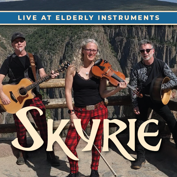 Skyrie Live at Elderly Instruments!