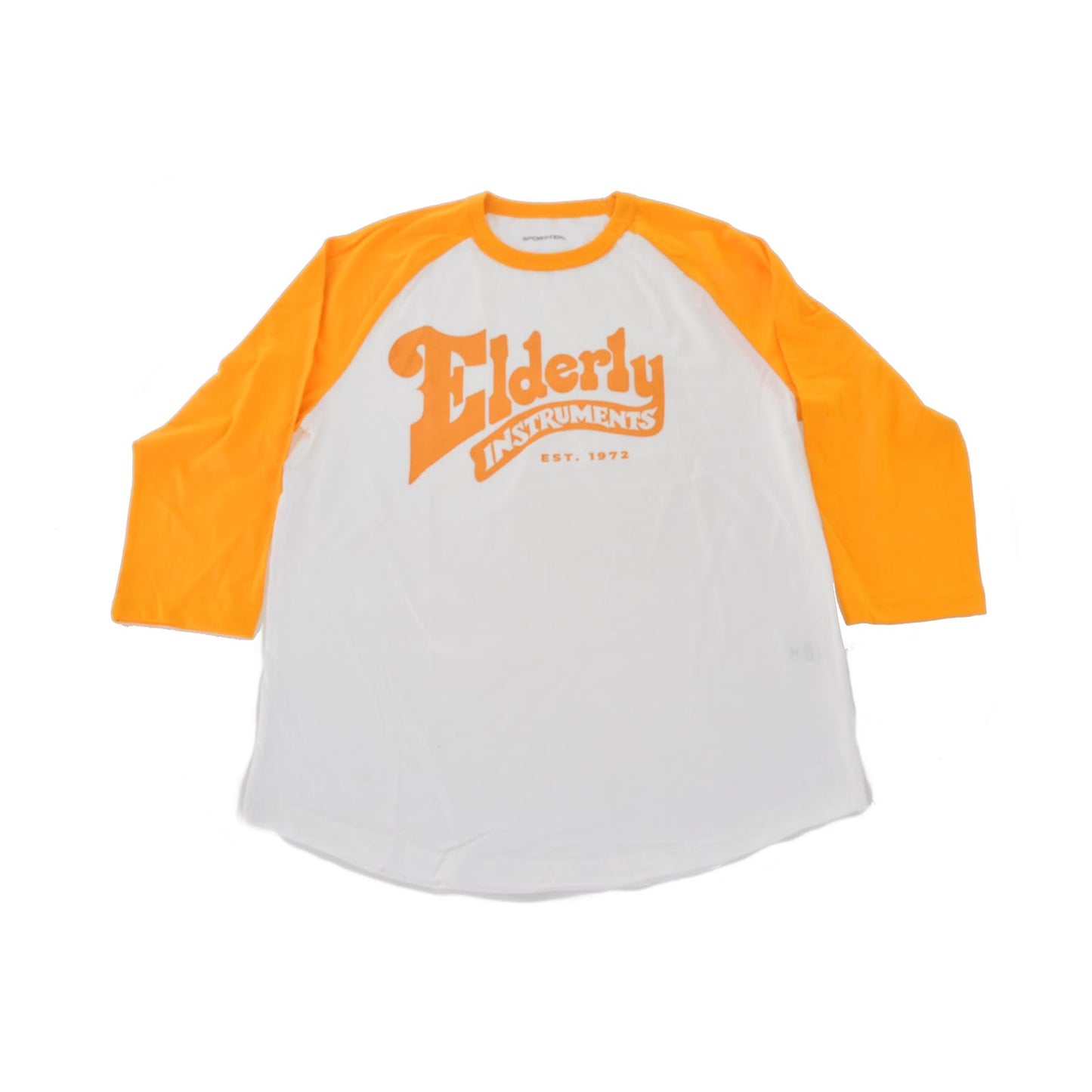 Image 2 of Elderly Instruments Logo Baseball Tee, Yellow