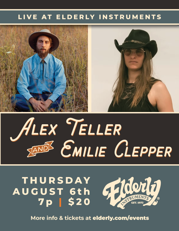 Alex Teller & Emilie Clepper live at Elderly Instruments!