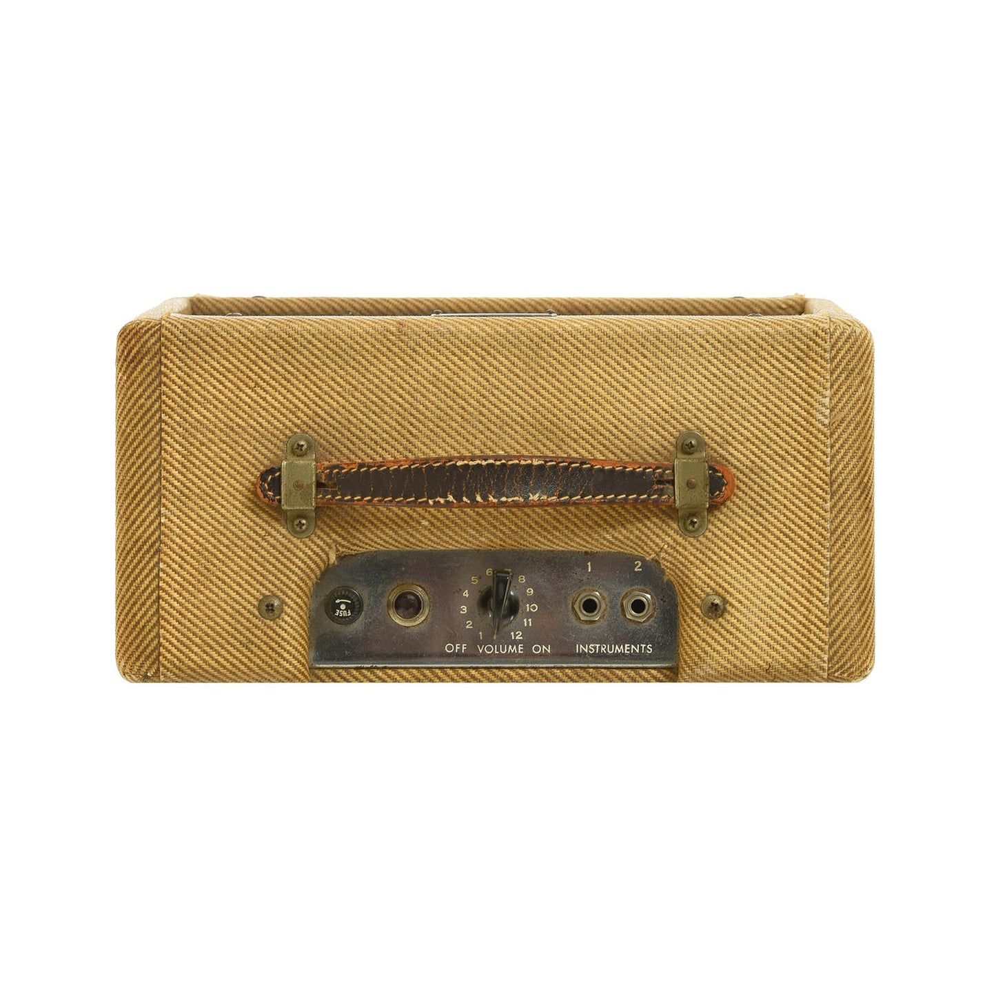 Top view of Fender Champ 5E1 1x6 Combo Amp (1957)