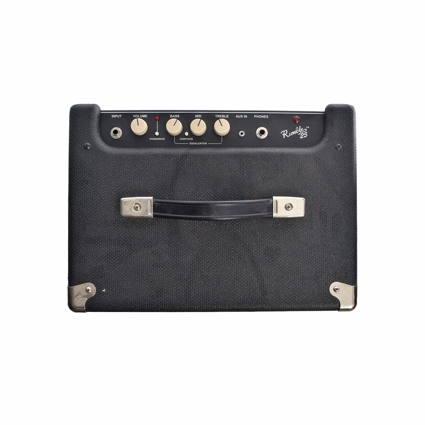 Controls of Fender Rumble 25 Bass Combo Amplifier