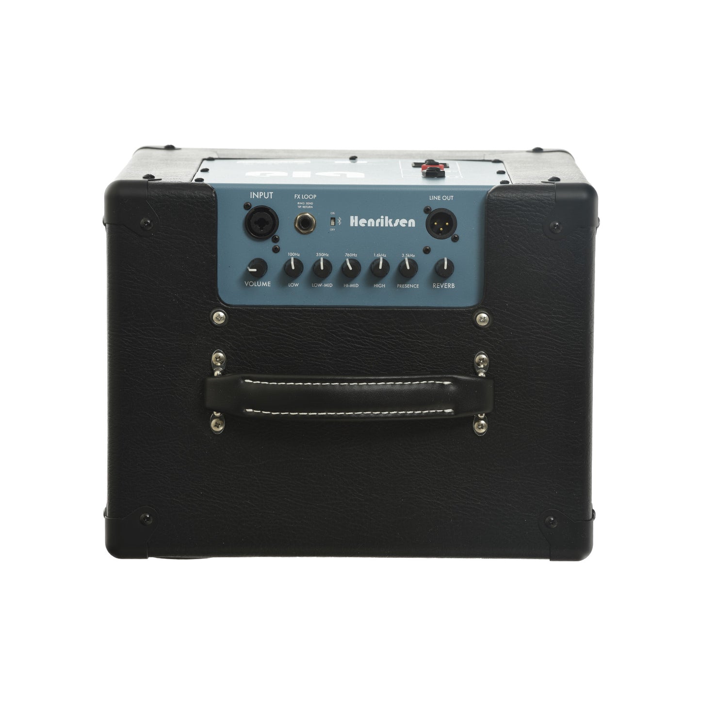 Controls of Henriksen Blu Acoustic Amp