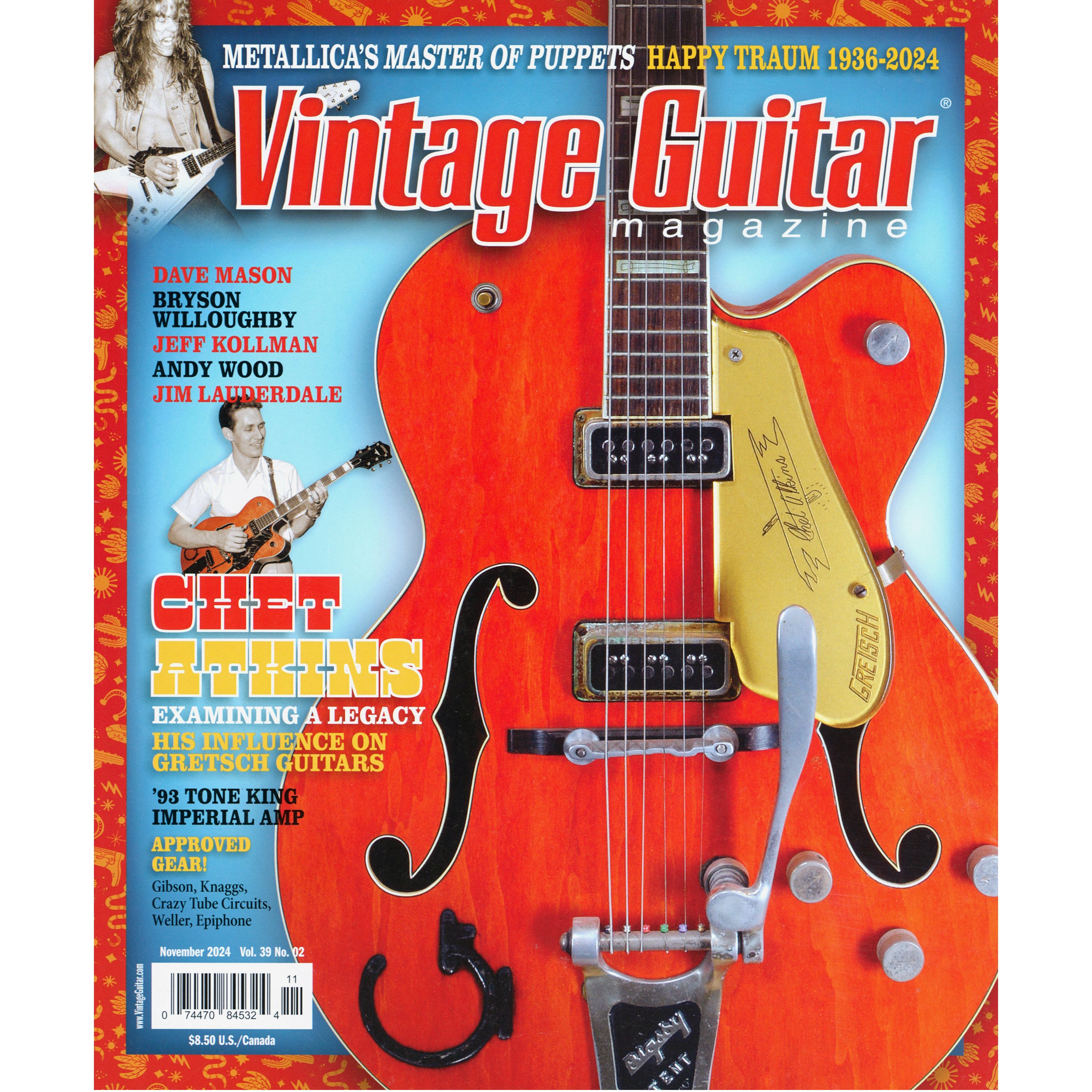 Vintage Guitar Magazine November 2024 Elderly Instruments