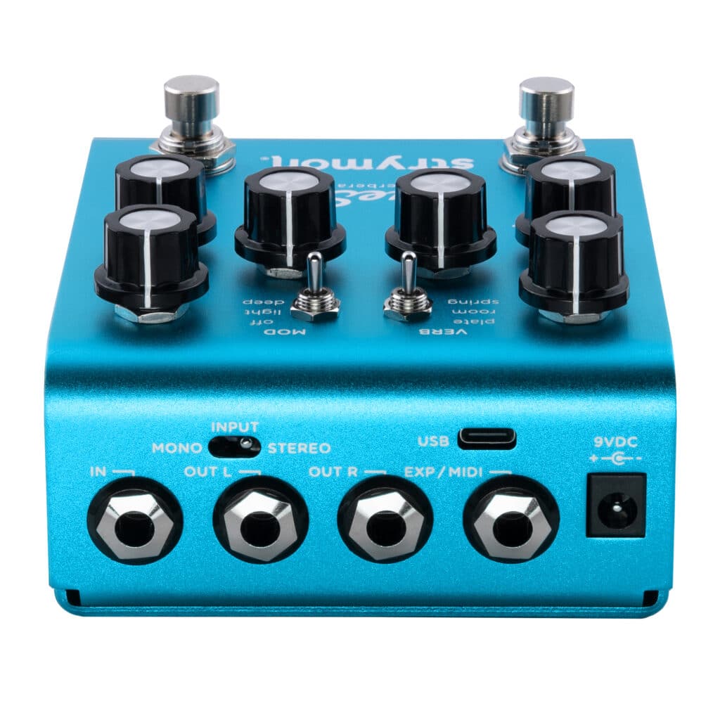 rear of Strymon blueSky V2 Reverb Pedal