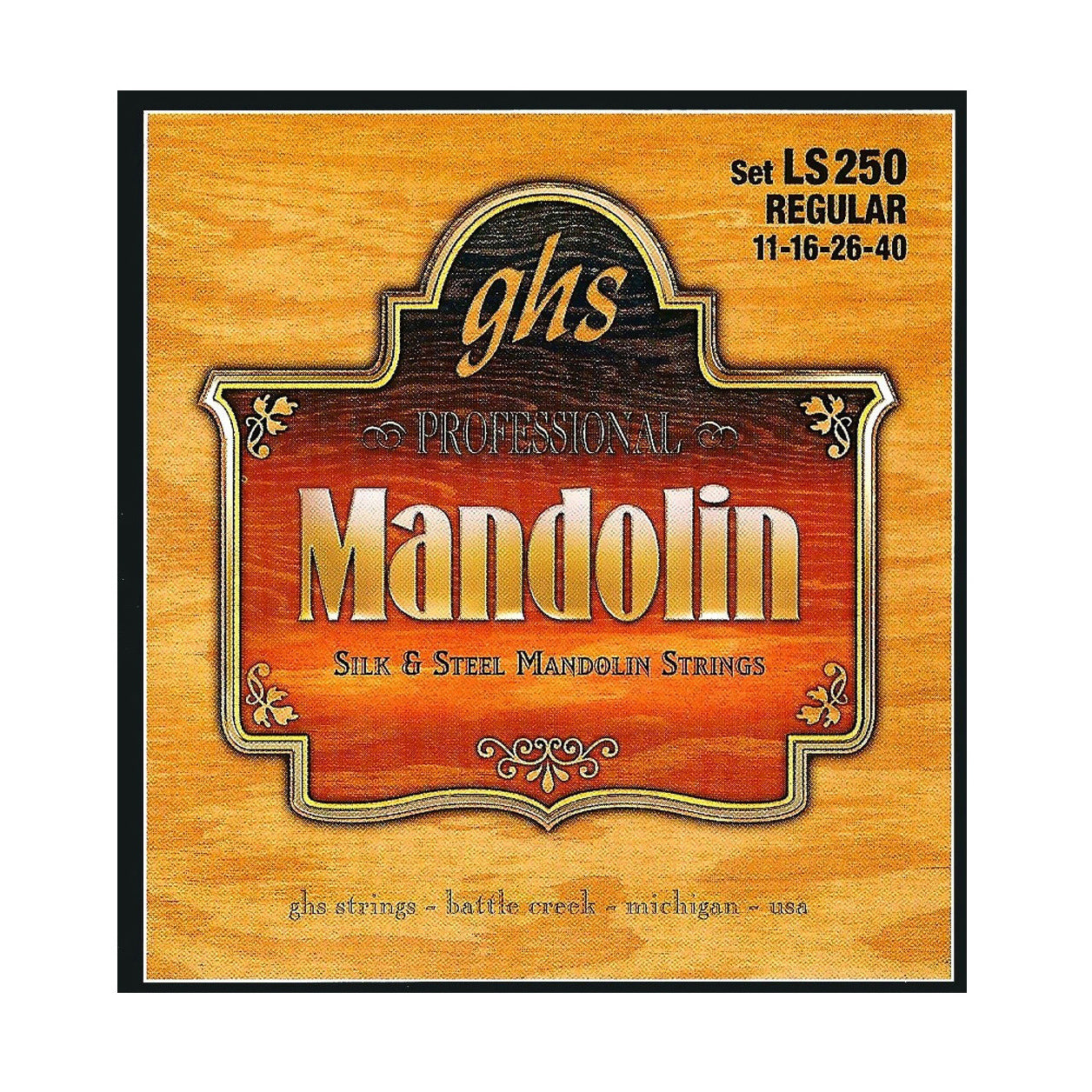 GHS LS250 Regular Gauge .011-.040 Mandolin Silk & Steel Strings