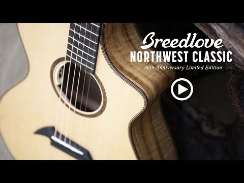 Video of Breedlove 30th Anniversary Northwest Classic Concert Acoustic Guitar