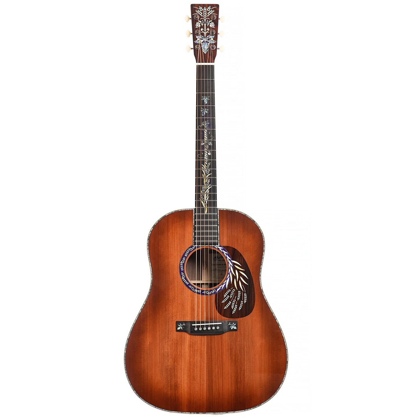 Full Front of Martin DSS Hops & Barley Guitar