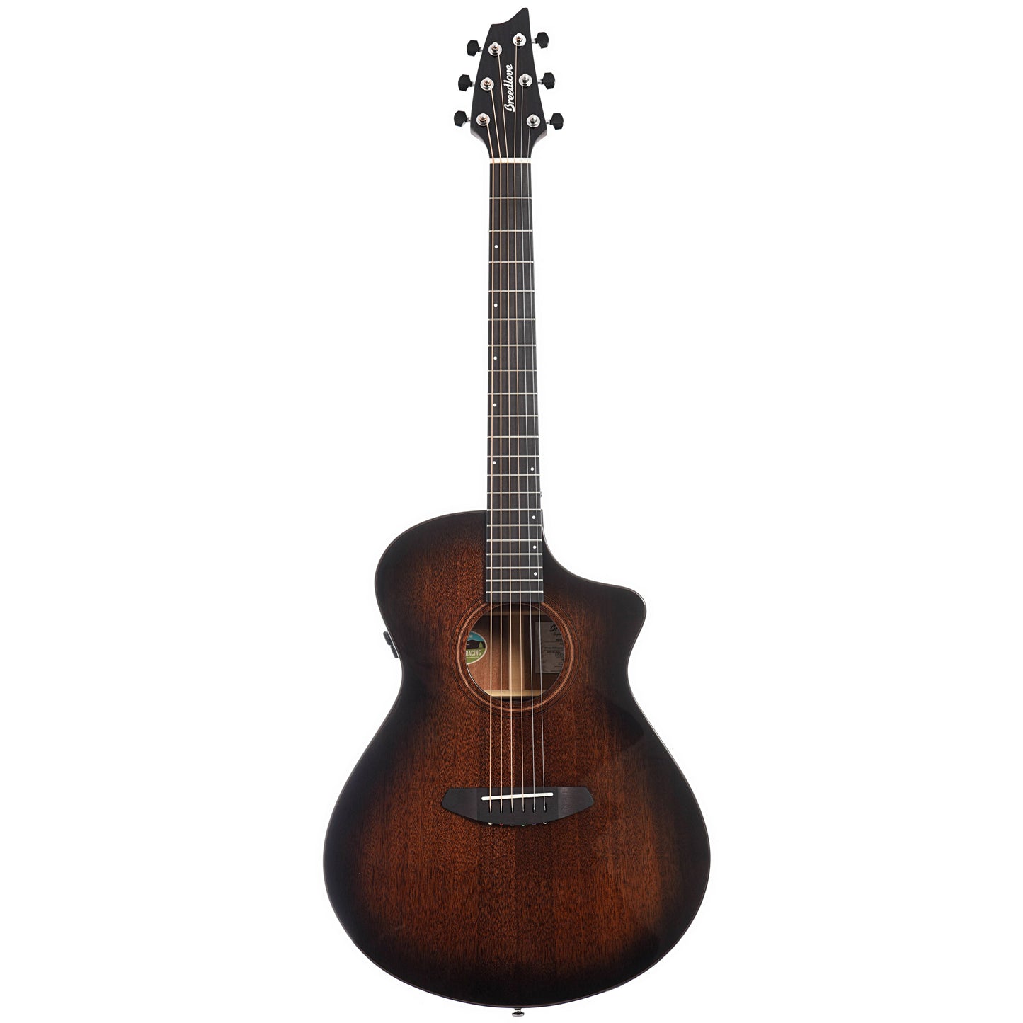 Breedlove Organic Wildwood Pro Concert Suede CE African Mahogany-African Mahogany Acoustic-Electric Guitar