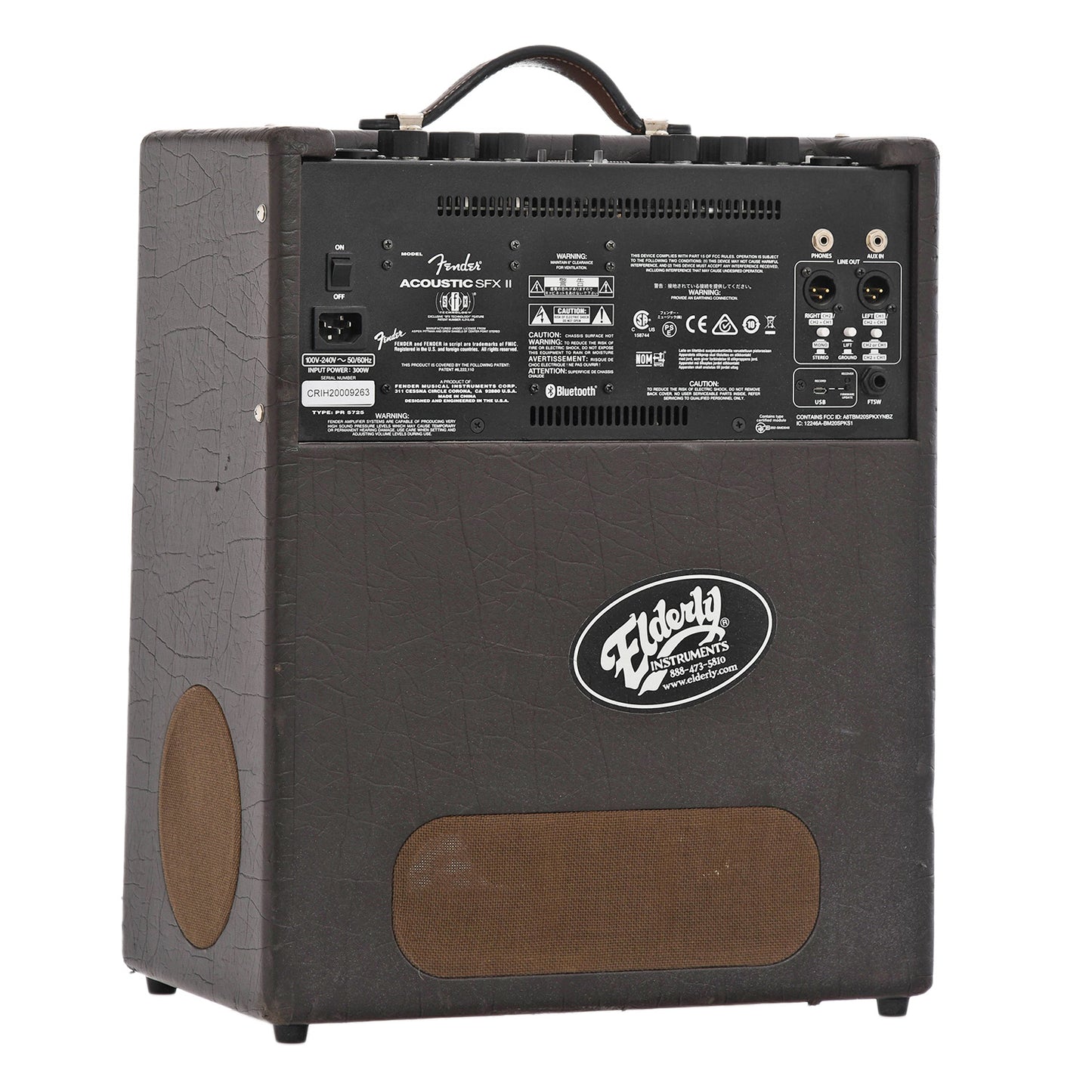 Back of Fender SFXII