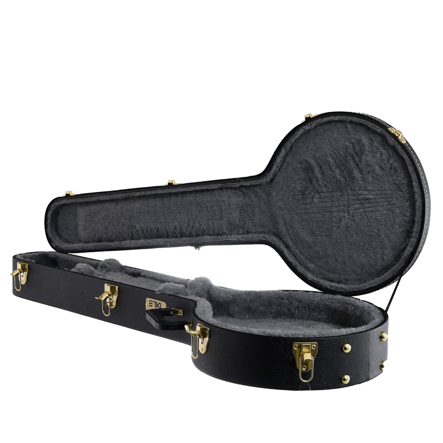 Image 2 of TKL Premier Series Flat Top 12"/12.5" Openback Banjo Case - SKU# BCEV-5STOLGF : Product Type Accessories & Parts : Elderly Instruments
