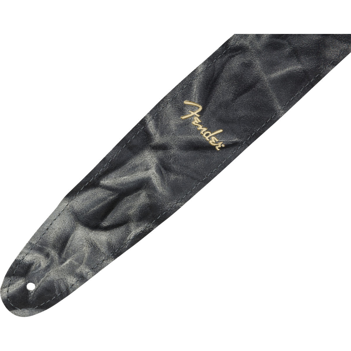 Fender Tie Dye Leather Guitar Strap, Black