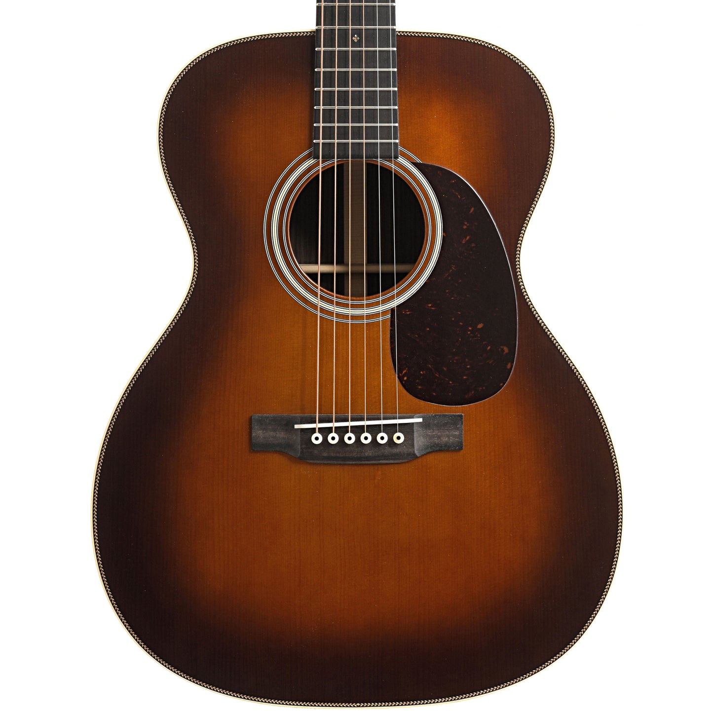 Front of Martin Custom 000-28 Authentic 1937 Guitar Ambertone