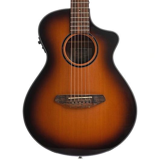 Image 1 of Breedlove Eco Collection Discovery S Companion Edgeburst CE Red Cedar-African Mahogany Acoustic-Electric Guitar- SKU# DSCP44CERCAM : Product Type Flat-top Guitars : Elderly Instruments