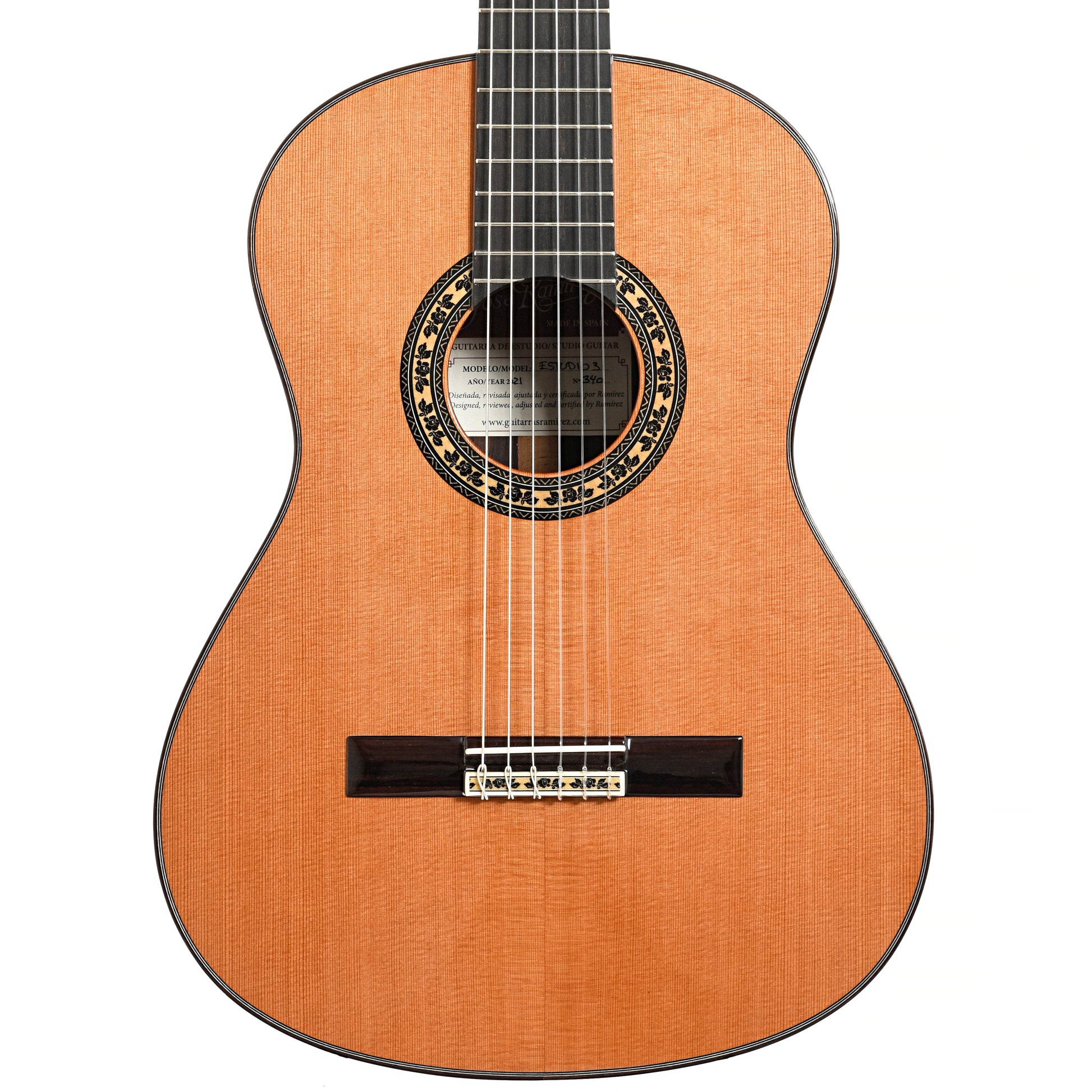 Image 2 of Jose Ramirez Studio 3 Classical Guitar, Cedar Top - SKU# RAMST3C : Product Type Classical & Flamenco Guitars : Elderly Instruments
