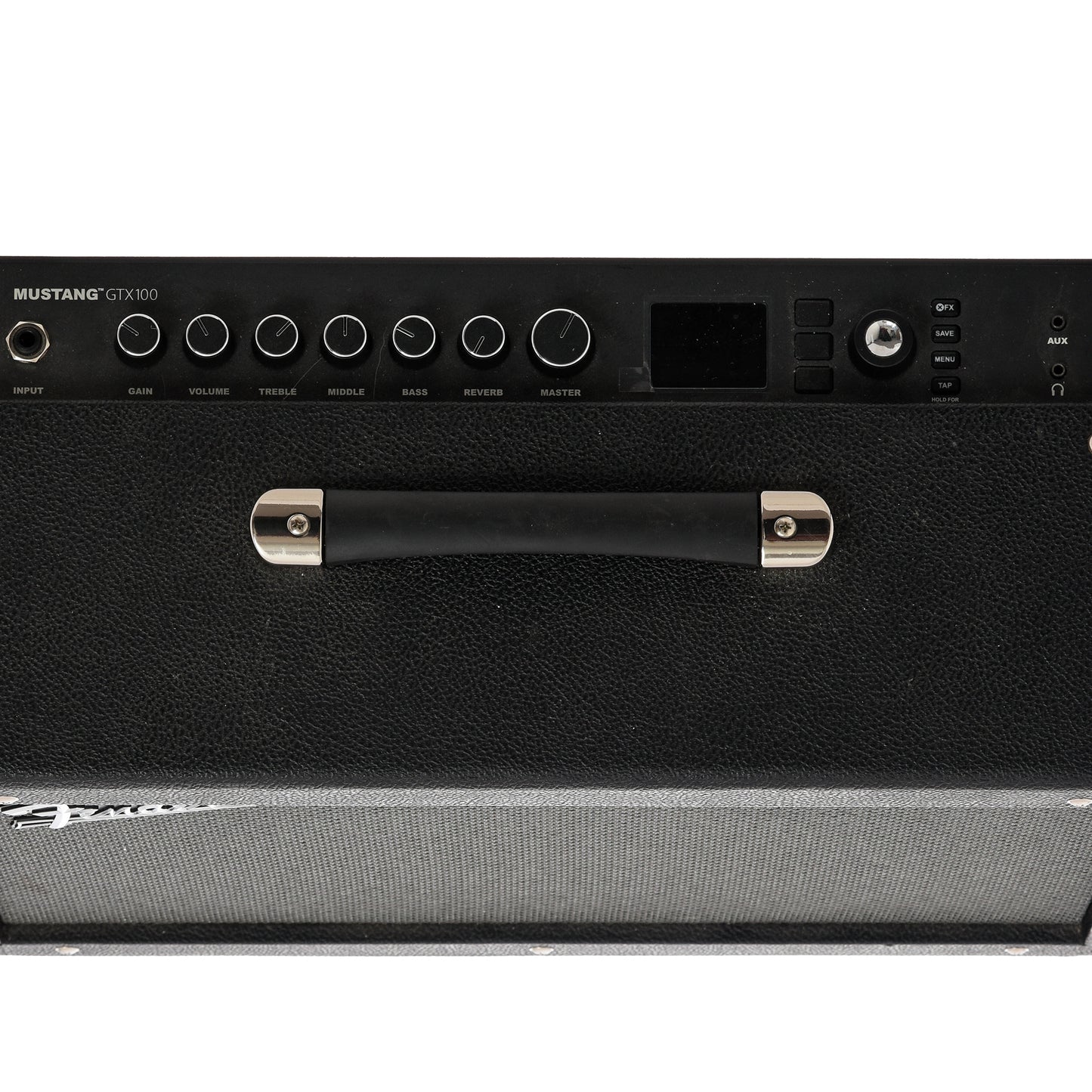Top controls of Fender Mustang GTX100 Combo Amp