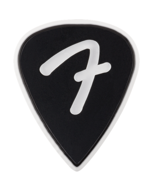 Image 1 of Fender F Grip 351 Picks, Black, 3-Pack - SKU# FG351B : Product Type Accessories & Parts : Elderly Instruments