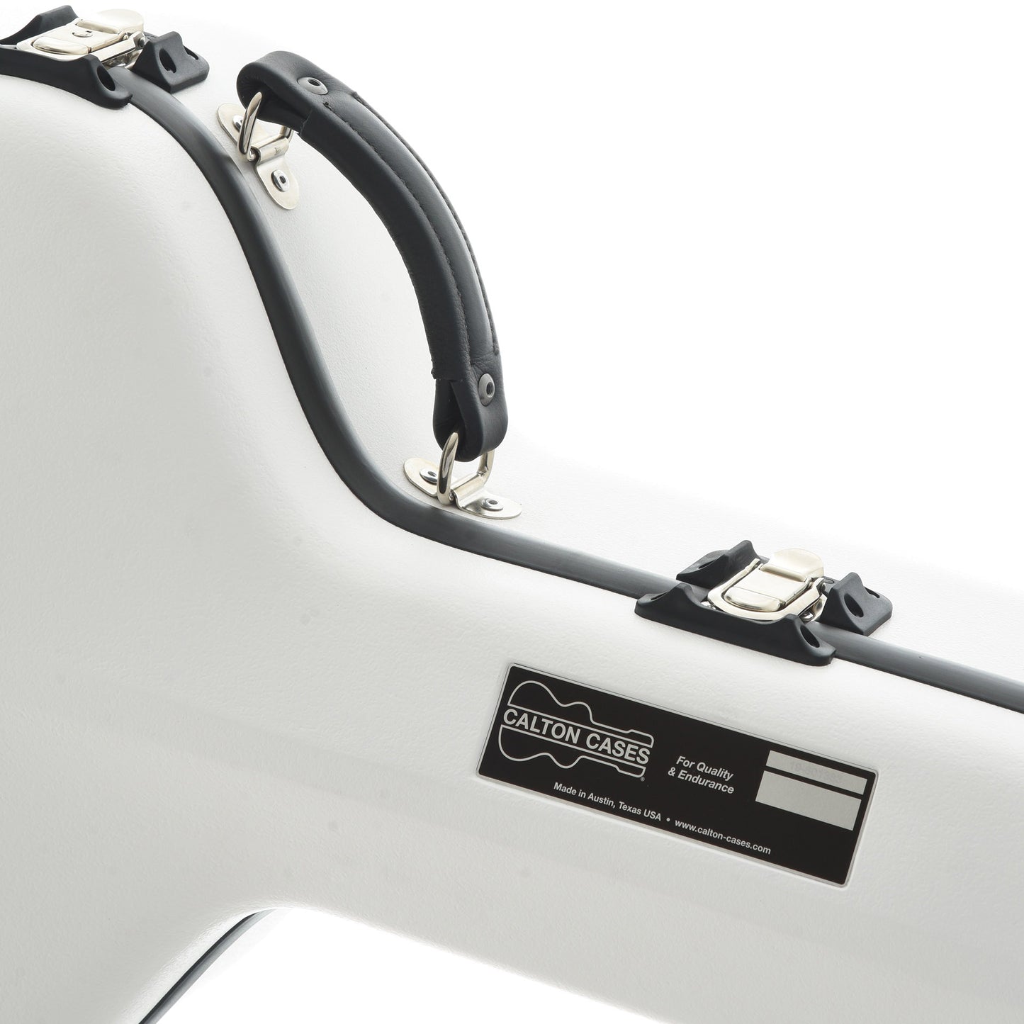 Image 3 of Calton Deluxe Guitar Case, Martin & Collings 14-Fret Dreadnought - SKU# CGC1-WH/B : Product Type Accessories & Parts : Elderly Instruments