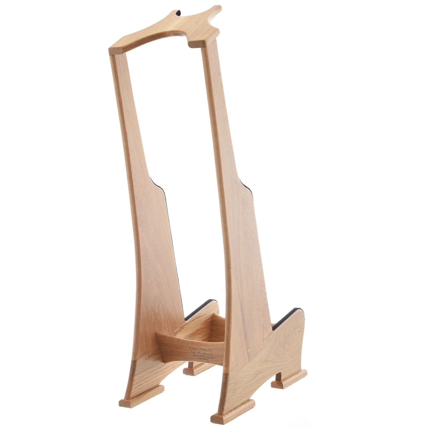 Image 2 of Lee Murdock Studio Thinline Guitar Stand, Red Oak - SKU# LMGES-ROAK : Product Type Accessories & Parts : Elderly Instruments