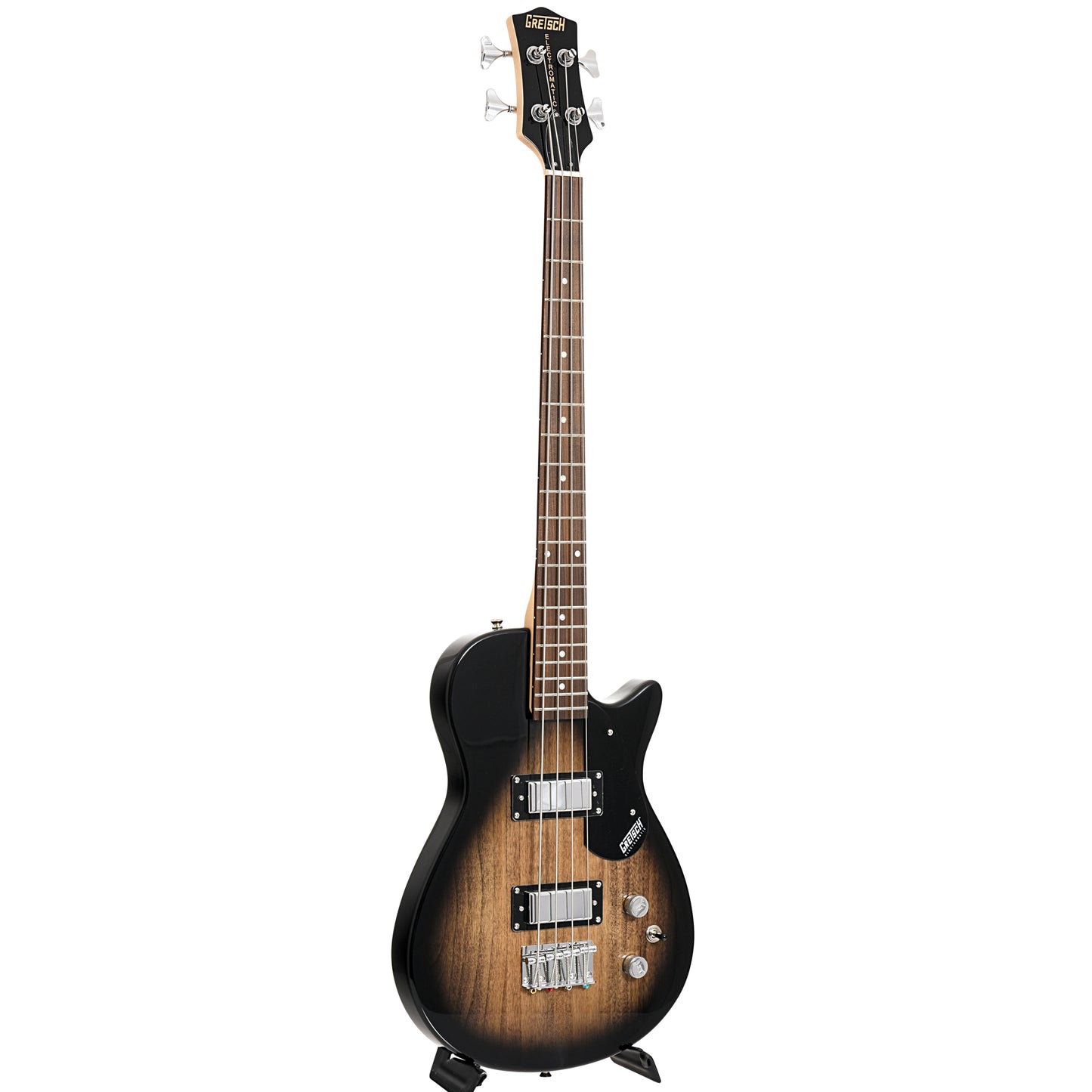 Image 11 of Gretsch G2220 Electromatic Junior Jet Bass II, Short Scale, Black Walnut - SKU# G2220-BF : Product Type Solid Body Bass Guitars : Elderly Instruments