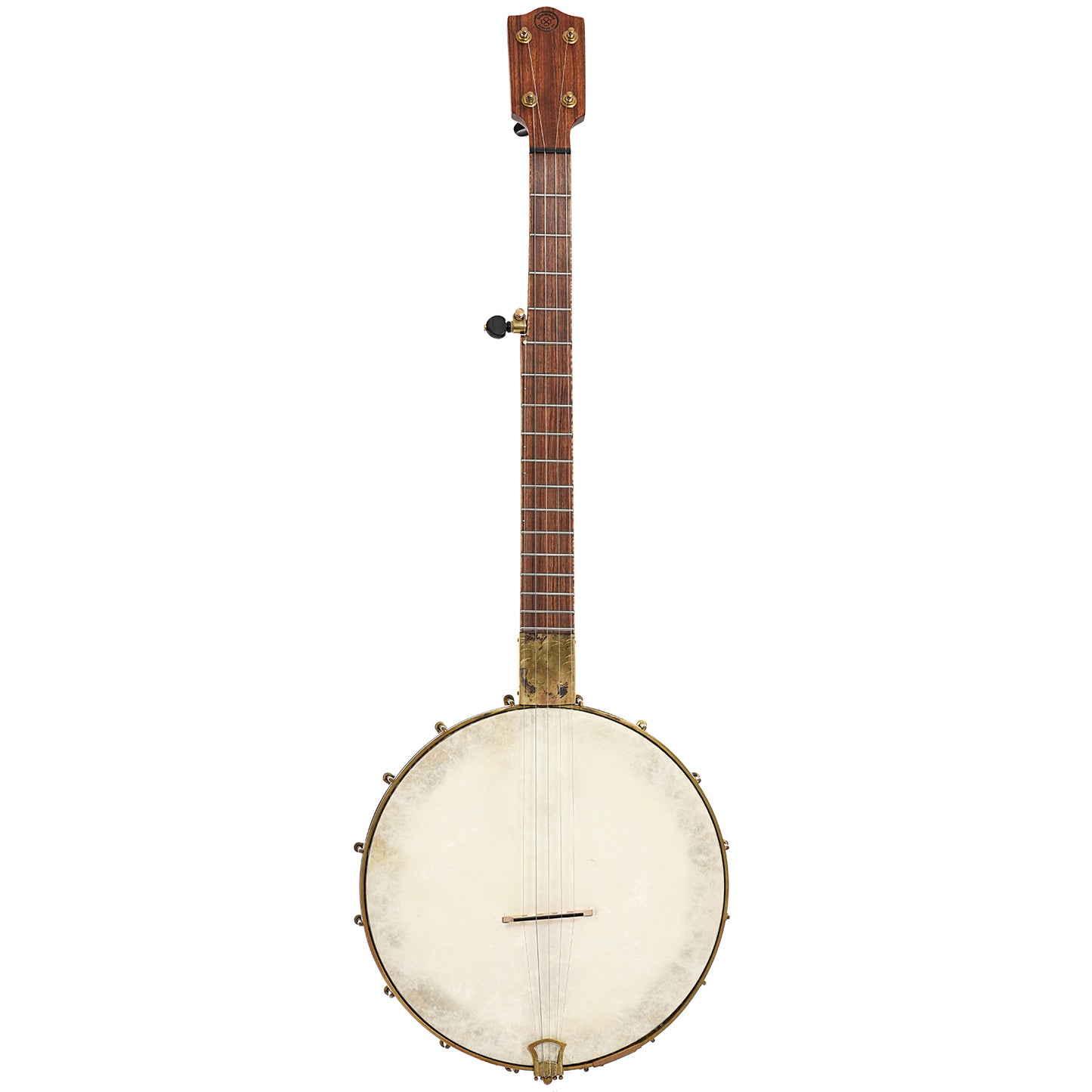 Full front of Dogwood Banjo Co. Custom Mano 12"