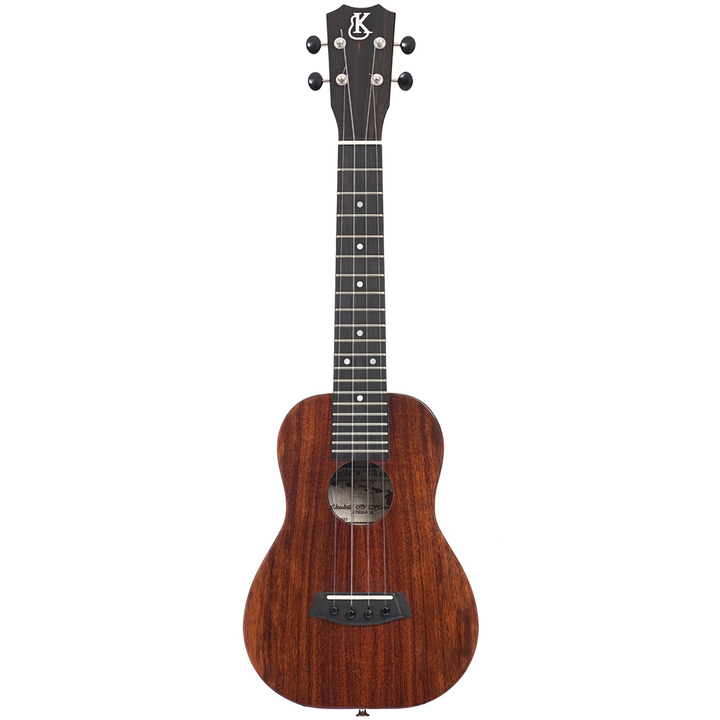 Full front of Kanile'a K-1C Concert Ukulele