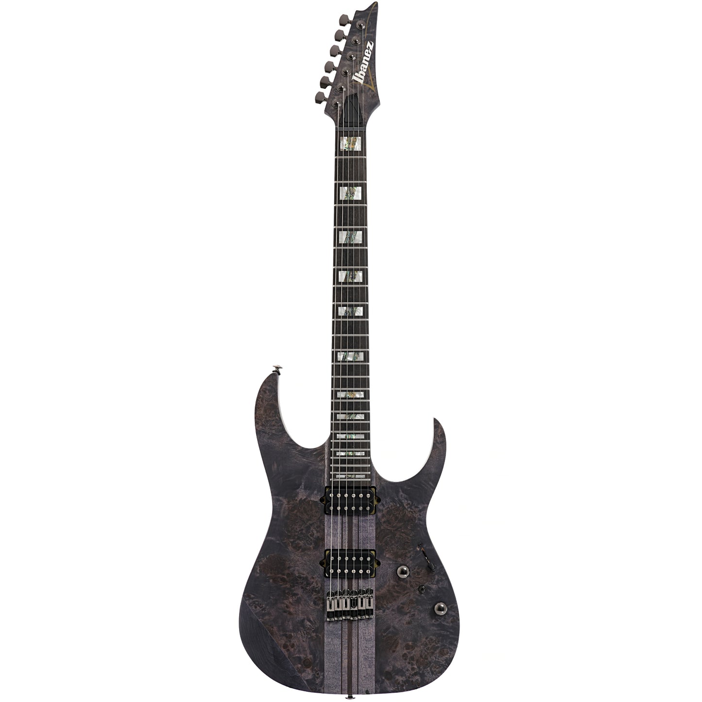 Full front of Ibanez Premium RGT1221PB, Deep Twilight Flat