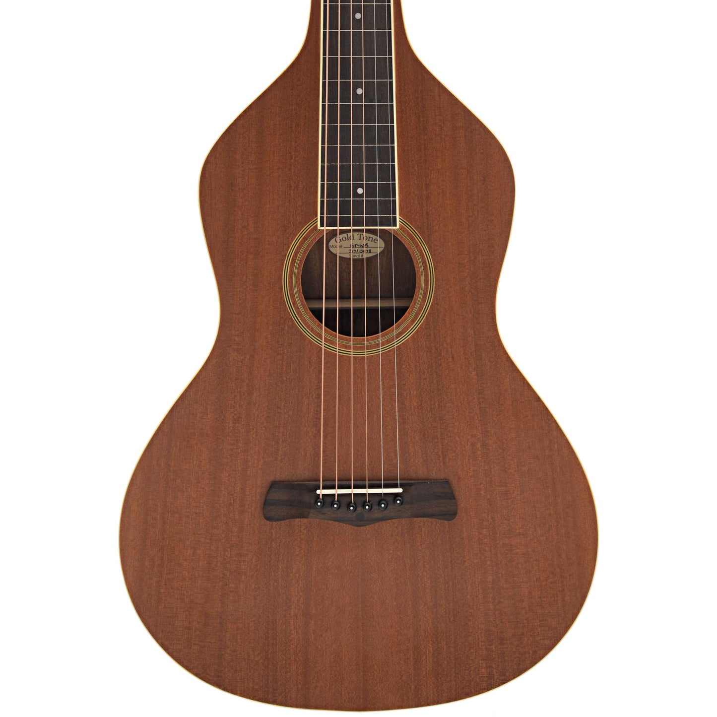 Front of Gold Tone GT Weissenborn Guitar