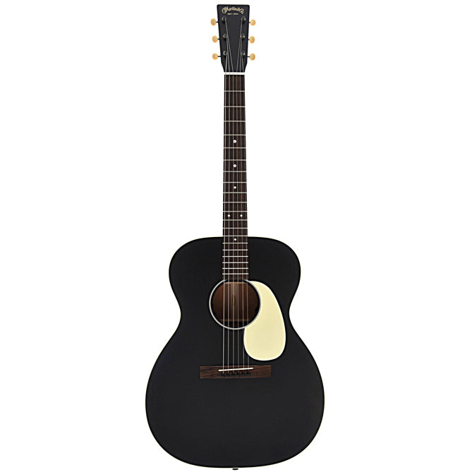Full Front of Martin 000-17E Black Smoke Guitar
