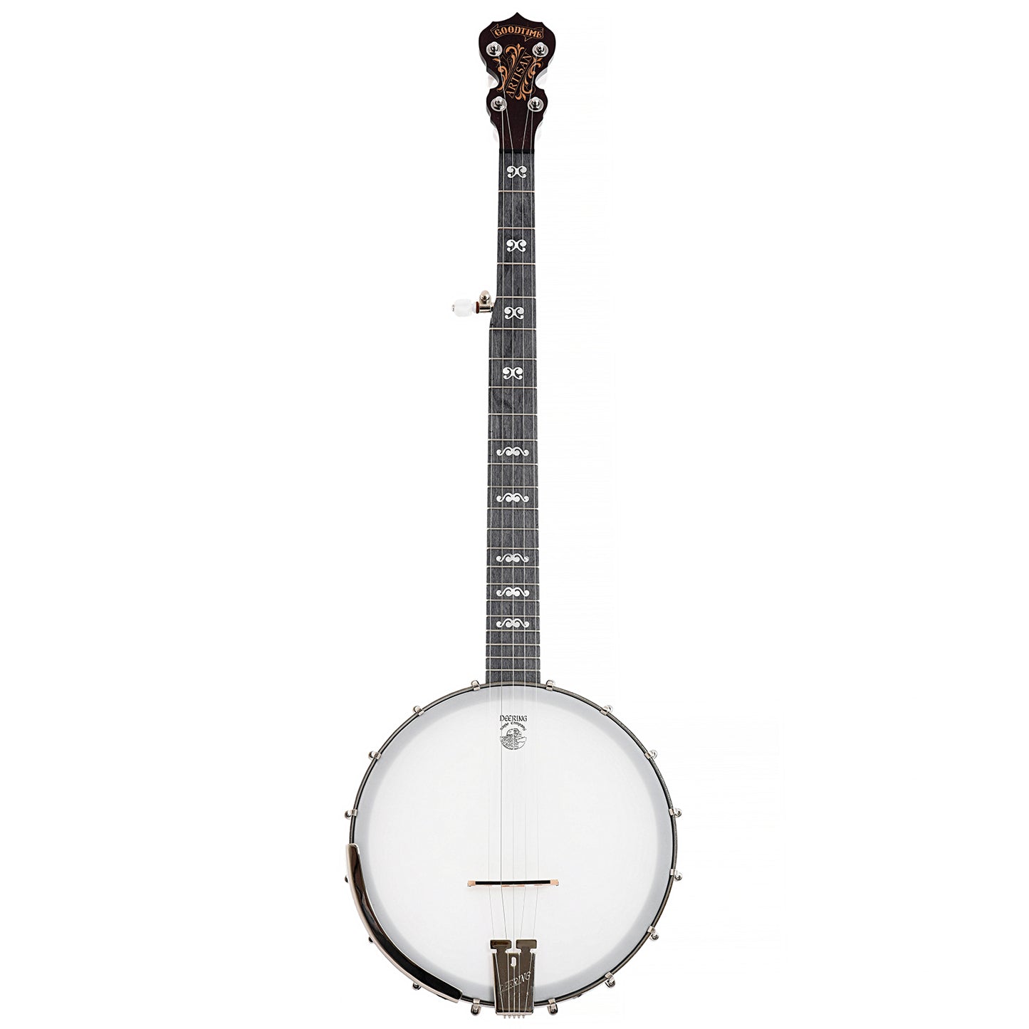 Full front of Deering Artisan Goodtime