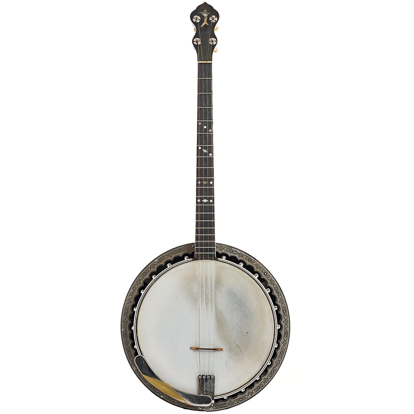 Full Front of Washburn Style 5177 "Dasant" Tenor Banjo 