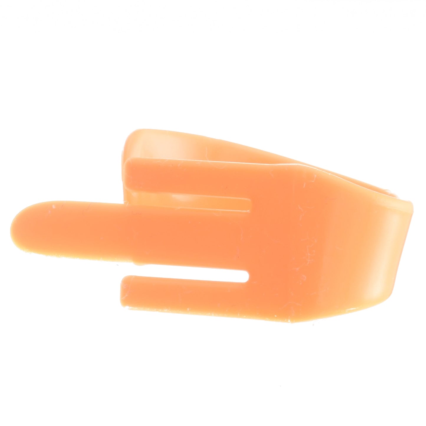 Front of Fred Kelly Delrin Medium Gauge "Speed Pick" Thumbpick