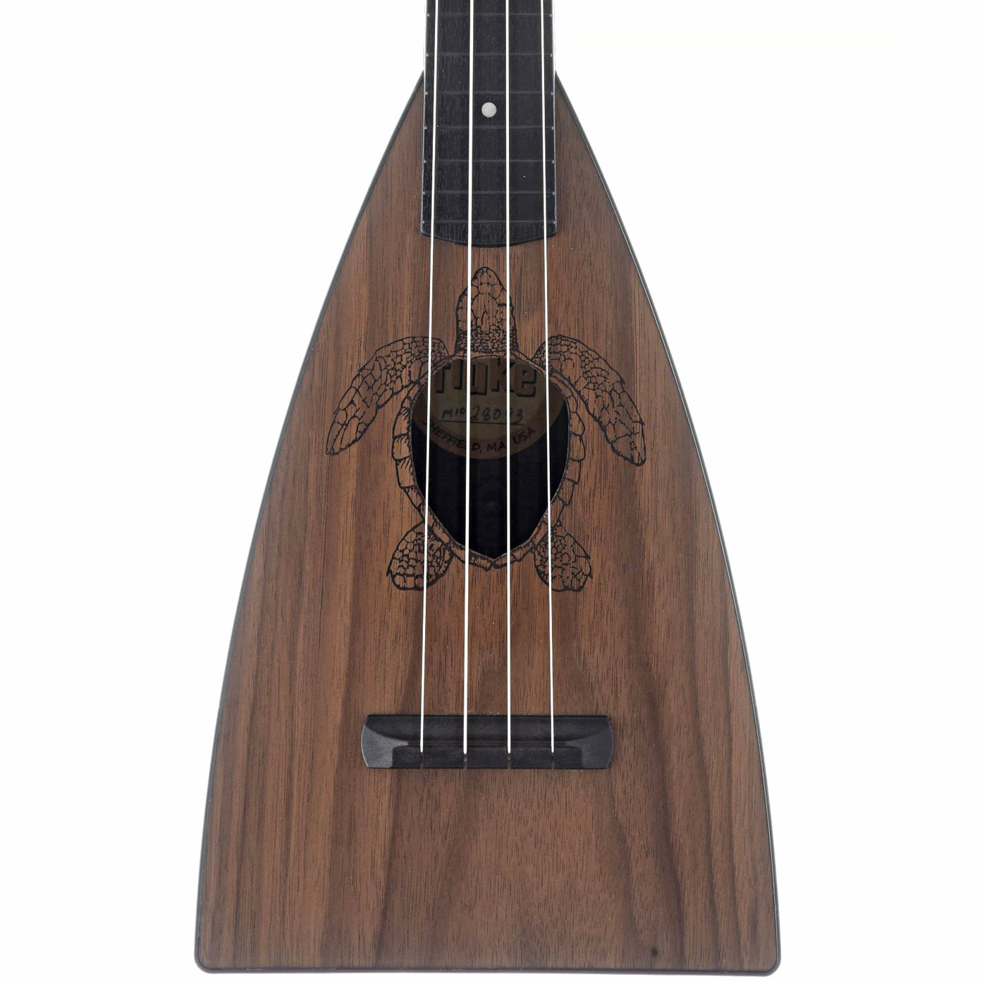 front of Magic Fluke Company Fluke Ukulele, Concert, Honu Turtle Design