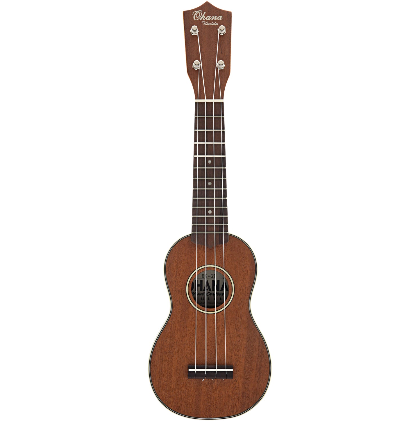 full front of Ohana SK-21 Sopranino Ukulele