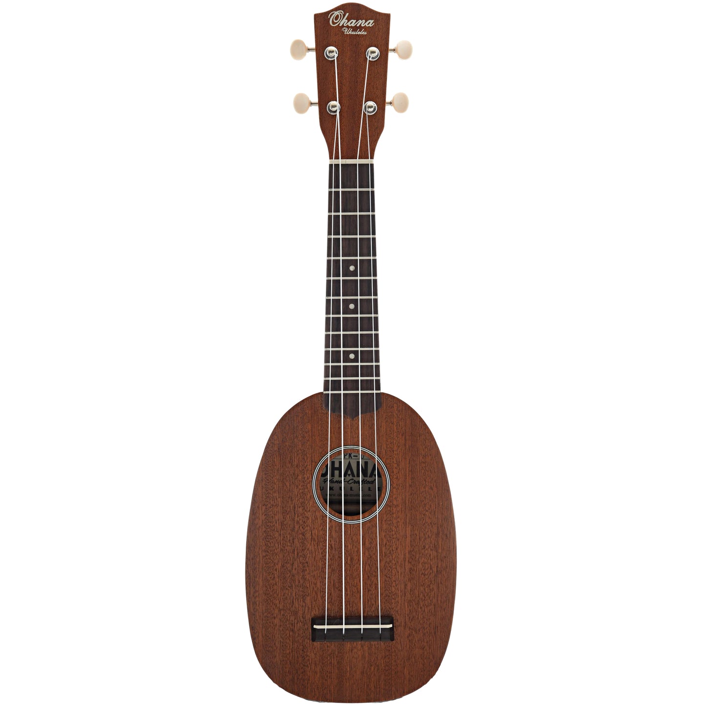 full front of Ohaha PK-10 Pineapple Soprano Ukulele