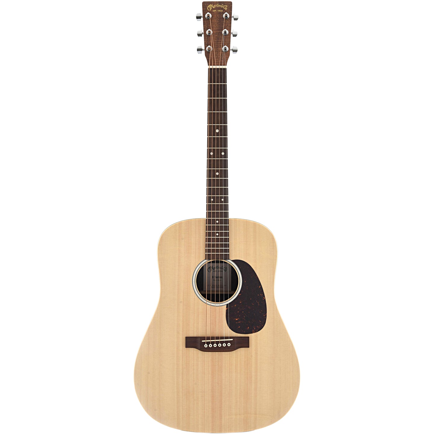 full front of Martin D-X2E Guitar