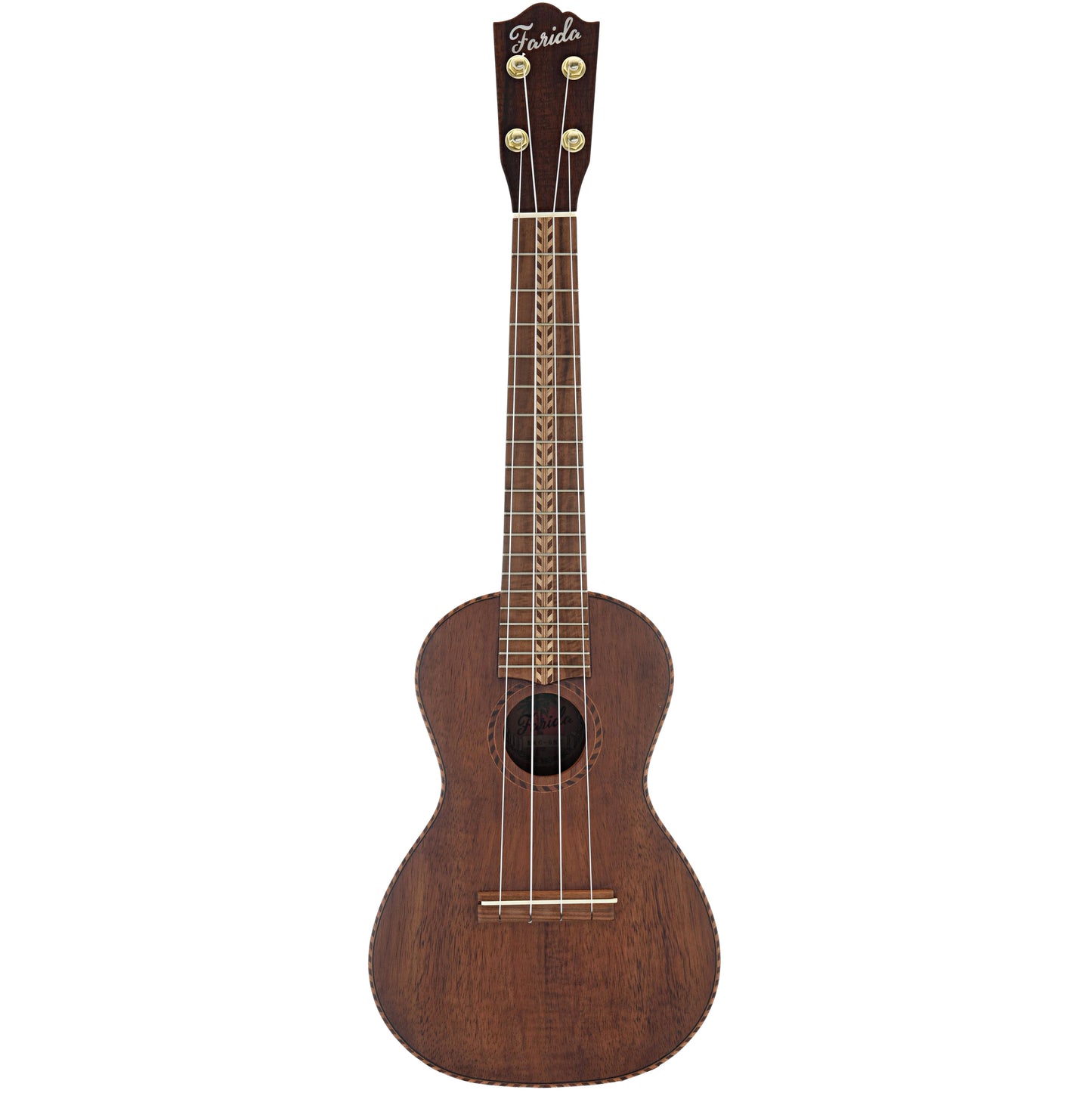 full front of Farida KKC-6 NC Concert Ukulele