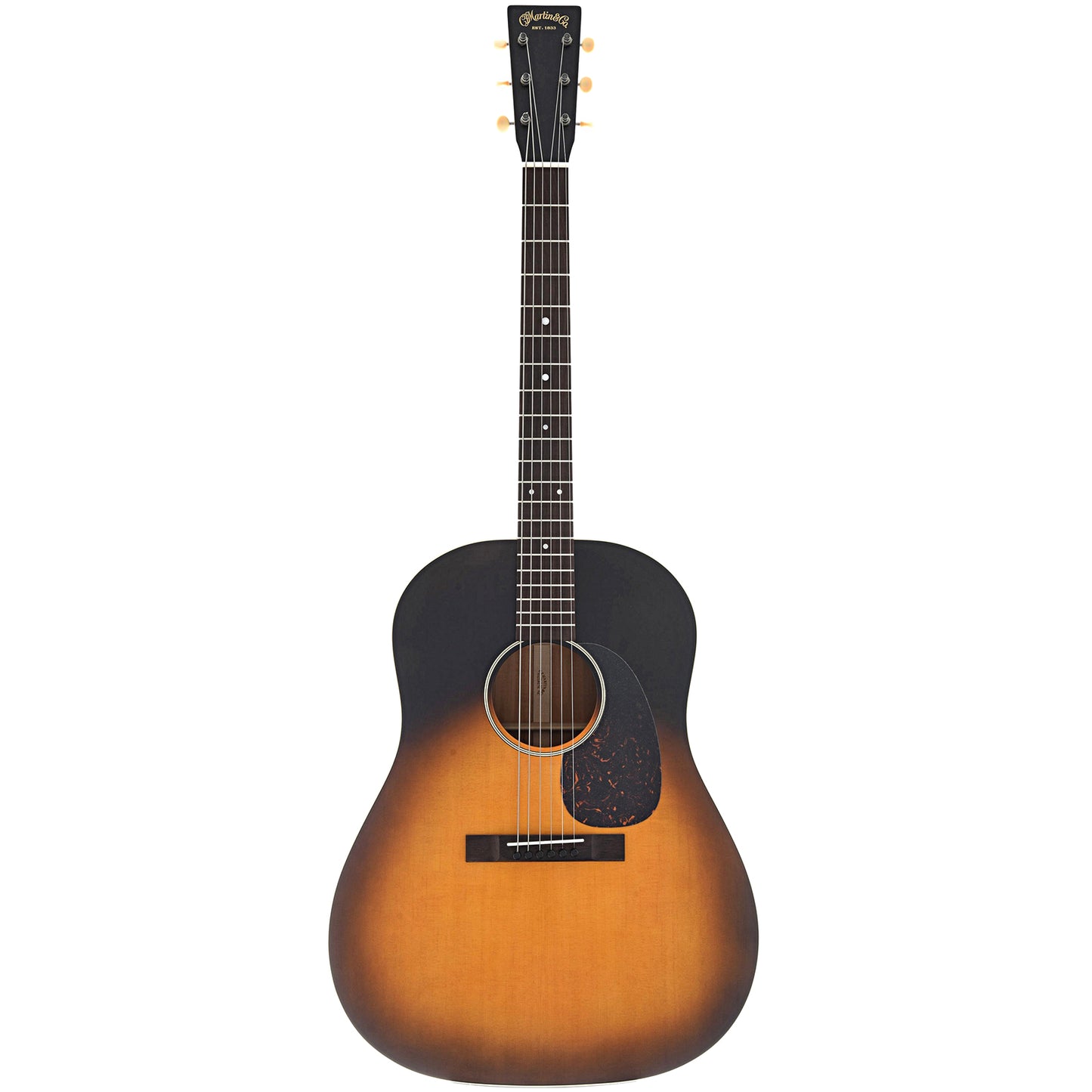 Full front of Martin DSS-17 Whiskey Sunset